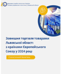 Зовншня торгвля товарами Льввської області з країнами Європейського Союзу у 2024 році